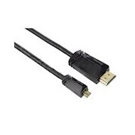 High speed hdmi- kabel ethernet A-D micro 1,5 m 3 ster - Topper - Merk Hama