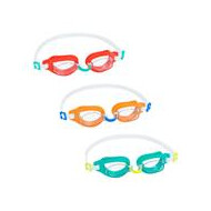 Bestway Lunettes de plongée Crystal Clear - Unisexe - Monture en silicone - Plusieurs couleurs - Marque Bestway - Age à partir de 7 ans - Couleur Multicolore