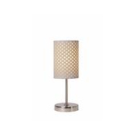 Lucide Moda Lampe de table - Ø13cm - 1xE27 - Blanc - Marque Lucide - Lumen N/a - Type de lampe Lampe non inclus - Dimmable Non - Couleur Blanc - Matériel Métal - Douilles E27