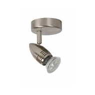 Lucide Caro-LED Plafondspot - Ø9cm - LED - GU10 - 1x5W 2700K - Mat chroom - Merk Lucide - Type opbouw spot Plafondplaat - Type lamp LED - Fitting GU10 - Materiaal Metaal - Vermogen 5 W - Geschikt voor Plafond - Kleur Mat Chroom