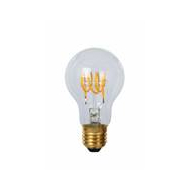 Lucide A60 Filament lamp - Ø6cm - LED Dimbaar - E27 - 1x4,9W 2700K - Transparant - Merk Lucide - Dimbaar Ja - Fitting E27 - Vermogen 4,9 W - Kleurtemperatuur 2700 Kelvin - Lumen 450 Lm
