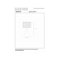 Lucide Tagalog Lampe de table - Ø26cm - 1xE27 - Noir - Marque Lucide - Couleur Brun,Noir - Lumen N/a - Dimmable Non - Matériel Bambou - Type de lampe Lampe non inclus - Douilles E27
