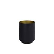 Lucide Suzy Lampe de table - Ø12cm - 1xE14 - Noir - Marque Lucide - Matériel Métal - Douilles E14 - Couleur Noir,Or mat - Dimmable Non - Type de lampe Lampe non inclus
