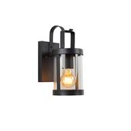 Lucide Lindelo Wandlamp Buiten - 1xE27 - IP23 - Zwart - Merk Lucide - Type lamp Lamp niet inbegrepen - Materiaal Metaal - Kleur Zwart - Aantal lichtpunten 1 - Vermogen 40 W