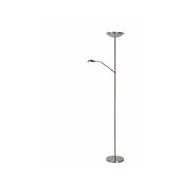 Lucide ZENITH Leeslamp - LED Dimbaar - 3000K - Mat chroom - Merk Lucide - Aantal lichtpunten 2 - Materiaal Metaal - Type lamp Geïntegreerde LED - Dimbaar Ja - Vermogen 20 W - Kleur Mat Chroom - Fitting Nvt