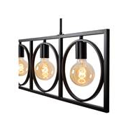 Lucide Suus Hanglamp - 4xE27 - Zwart - Merk Lucide - Type lamp Lamp niet inbegrepen - Fitting E27 - Vermogen 40 W - Dimbaar Ja - Kleur Zwart - Materiaal Metaal - Sensor Nee - Aantal lichtpunten meer dan 3
