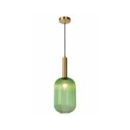 Lucide Maloto Hanglamp - Ø20cm - 1xE27 - Groen - Merk Lucide - Fitting E27 - Sensor Nee - Kleur Groen,Mat Goud - Dimbaar Ja - Materiaal Metaal,Glas - Type lamp Lamp niet inbegrepen - Aantal lichtpunten 1 - Vermogen 40 W