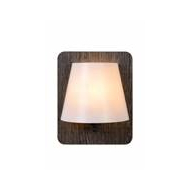 Lucide Idaho Wandlamp - 1xE14 - Grijs - Merk Lucide - Materiaal MDF - Aantal lichtpunten 1 - Kleur Opaal,Grijs - Vermogen 15 W - Dimbaar Nee - Type lamp Lamp niet inbegrepen - Fitting E14 - Sensor Nee
