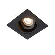 Lucide Embed Inbouwspot - 1xGU10 - Zwart - Merk Lucide - Kleur Zwart - Type lamp Lamp niet inbegrepen - Materiaal Metaal - Fitting GU10 - Vermogen 50 W - Geschikt voor Plafond