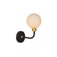 Lucide Berend Wandlamp Badkamer - 1xG9 - IP44 - Zwart - Merk Lucide - Fitting G9 - Kleur Zwart - Lumen Nvt - Vermogen 33 W - Type lamp Lamp niet inbegrepen - Materiaal Glas