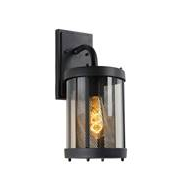 Lucide Makkum Wandlamp Buiten - 1xE27 - IP23 - Zwart - Merk Lucide - Materiaal Metaal - Kleur Zwart - Aantal lichtpunten 1 - Type lamp Lamp niet inbegrepen - Vermogen 40 W