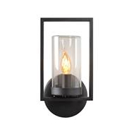 Lucide Nispen Wandlamp Buiten - 1xE14 - IP44 - Zwart - Merk Lucide - Aantal lichtpunten 1 - Vermogen 40 W - Kleur Zwart - Materiaal Metaal - Type lamp Lamp niet inbegrepen