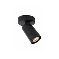 Lucide Xyrus Plafondspot - Ø9cm - LED Dim to warm - GU10 - 1x5W 2200K/3000K - Zwart - Merk Lucide - Fitting GU10 - Type lamp LED - Kleur Zwart - Vermogen 5 W - Geschikt voor Plafond - Type opbouw spot Plafondplaat - Materiaal Aluminium