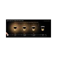 Lucide G45 Led lamp - Ø4,3cm - LED Dimbaar - E27 - 1x5W 2700K - 3 StepDim - Zwart - Merk Lucide - Kleurtemperatuur 2700 Kelvin - Fitting E27 - Vermogen 5 W - Dimbaar Ja - Lumen 450 Lm