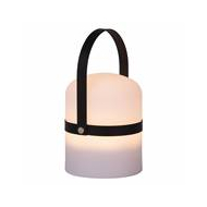Lucide Little Joe Oplaadbare Tafellamp Buiten - Ø10cm - LED Dimbaar - 1x0,3W 2800K/3200K - Zwart - Merk Lucide - Aantal lichtpunten 1 - Kleur Wit,Zwart - Vermogen 0,3 W