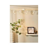 Lucide Caro-LED Spot plafond - LED - GU10 - 4x5W 2700K - Blanc - Marque Lucide - Matériel Métal - Puissance  5 W - Type de spot apparent Panneau pour plafond - Douilles GU10 - Type de lampe LED - Couleur Blanc - Convient pour Plafond