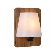 Lucide Idaho Wandlamp - 1xE14 - Naturel - Merk Lucide - Kleur Bruin,Opaal - Fitting E14 - Materiaal MDF - Type lamp Lamp niet inbegrepen - Dimbaar Nee - Aantal lichtpunten 1 - Vermogen 15 W - Sensor Nee