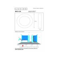 Lucide Brice-LED Plafonnière Badkamer - Ø30cm - LED Dimbaar - 1x30W 3000K - IP44 - Zwart - Topper - Merk Lucide - Lumen 2100 Lm - Kleur Zwart - Vermogen 30 W - Fitting Nvt