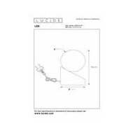 Lucide Len Lampe de table - Ø10cm - 1xG9 - Naturel - Marque Lucide - Matériel Métal,Verre - Douilles G9 - Type de lampe Lampe non inclus - Couleur Opale,Bois - Dimmable Non