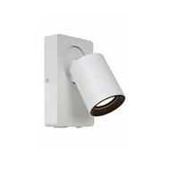 Lucide Nigel Bedlamp - LED Dimbaar - GU10 - 1x5W 2200K/3000K - Met USB oplaadpunt - Wit - Merk Lucide - Dimbaar Ja - Kleur Wit - Lumen 320 Lm