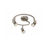 Lucide Caro-LED Plafondspot - Ø31cm - LED - GU10 - 3x5W 2700K - Mat chroom - Merk Lucide - Fitting GU10 - Geschikt voor Plafond - Type opbouw spot Plafondplaat - Type lamp LED - Materiaal Metaal - Kleur Mat Chroom - Vermogen 5 W