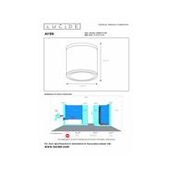 Lucide Aven Plafondspot Badkamer - Ø9cm - 1xGU10 - IP65 - Zwart - Merk Lucide - Fitting GU10 - Kleur Zwart - Lumen Nvt - Vermogen 50 W