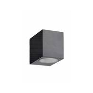 Lucide Zora-LED Wandspot Buiten - LED Dimbaar - GU10 - 1x5W 3000K - IP44 - Zwart - Merk Lucide - Lumen 320 Lm - Kleur Zwart - Vermogen 5 W - Aantal lichtpunten 1 - Type lamp LED - Materiaal Aluminium