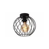 Lucide Danza Plafonnière - Ø25cm - 1xE27 - Zwart - Merk Lucide - Vermogen 40 W - Dimbaar Ja - Kleur Zwart - Fitting E27 - Materiaal Metaal - Aantal lichtpunten 1 - Type lamp Lamp niet inbegrepen