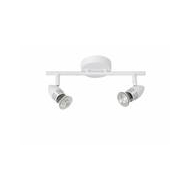 Lucide Caro-LED Plafondspot - LED - GU10 - 2x5W 2700K - Wit - Merk Lucide - Materiaal Metaal - Type lamp LED - Vermogen 5 W - Kleur Wit - Fitting GU10 - Geschikt voor Plafond - Type opbouw spot Plafondplaat