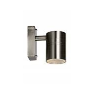 Lucide Arne-LED Wandspot Buiten - Ø6,3cm - LED - GU10 - 1x5W 2700K - IP44 - Mat chroom - Merk Lucide - Kleur Mat Chroom - Materiaal Staal - Type lamp LED - Vermogen 5 W - Aantal lichtpunten 1