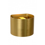 Lucide Xio Wandlamp - LED Dimbaar - G9 - 1x3,5W 2700K - Verstelbare stralingshoek - Mat Goud/Messing - Merk Lucide - Sensor Nee - Vermogen 3,5 W - Kleur Goud - Fitting G9 - Type lamp LED - Dimbaar Ja - Aantal lichtpunten 1 - Materiaal Aluminium