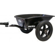 Berg Remorque Trailer L - pour Berg Buddy/Rally Karts à Pédales - Barre de Remorquage Inclus - Noir - Marque Berg - Age à partir de 3 ans - Couleur Noir