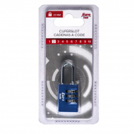 Alu combinatieslot 20 mm blauw - Nieuw sinds 15/02/2022 - Merk Euro Tools