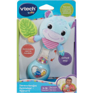 Vtech Dierenvriendjes Rammelaar Nijlpaard - Met Geluid - Blauw - 3-18 Maanden - Merk Vtech