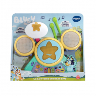 Vtech Bluey La Batterie Interactive - Franstalig - Met Muziek - 3-7 Jaar - Merk Vtech