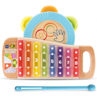 Vtech Play Green Xylo Tambourin Lumi Magique - Franstalig - Met Muziek - 18 Maanden tot 4 Jaar - Merk Vtech