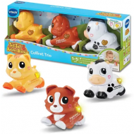 Vtech Tut Tut Animo Bisous Coffret Trio - Franstalig - Met Licht en Geluid - 1-5 Jaar - 3 Stuks - Merk Vtech - Leeftijd 1 t/m 5 jaar