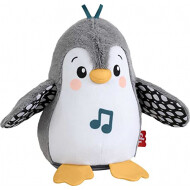 Fisher-Price Flap & Wobble Penguin - Met Muziek - 20cm - 0-12 Maanden - Merk Fisher-Price - Leeftijd 0 t/m 12 maanden