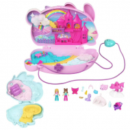 Polly Pocket 2-en-1 Compact Bunny Fun Set de Jeu - Avec Poupées et Accessoires - Marque Polly Pocket - Age à partir de 4 ans