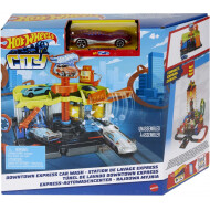 Hot Wheels City Centrum Express Autowasstraat Speelset - Met Auto - Merk Hot Wheels - Leeftijd vanaf 3 jaar
