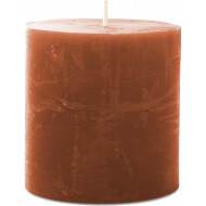 Spaas Rustique Bougie - Ø7x7cm - Cognac - Marque Spaas - Nombre d'heures de combustion 25h - Couleur Cognac