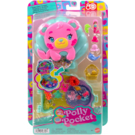 Polly Pocket Compacte Speelset Glittereiland - Met Pop en Accessoires - Merk Polly Pocket - Leeftijd vanaf 4 jaar