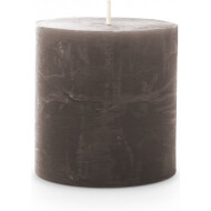 Spaas Rustique Bougie - Ø7x7cm - Gris Foncé - Marque Spaas - Couleur Gris foncé - Nombre d'heures de combustion 25h