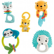 Fisher-Price Rammelaar Dieren - Assortiment - Merk Fisher-Price - Leeftijd vanaf 0 maanden