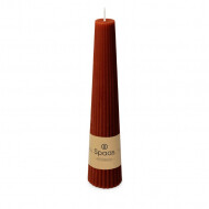 Spaas Bougie Ménagère Rainurée - 25h de Combustion - Bordeaux - Marque Spaas - Nombre d'heures de combustion 25h - Couleur Bordeaux