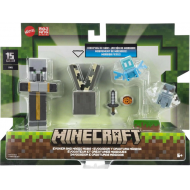 Minecraft Craft-A-Block Evoker en Magic Mobs Speelfiguren - Met Accessoires - Leeftijd vanaf 6 jaar