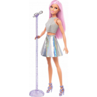 Barbie Popster Pop - Met Microfoon en Roze Haar - Merk Barbie - Leeftijd vanaf 3 jaar