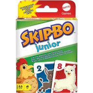 Mattel Games Skip-Bo Junior - Jeu de cartes - Dès 5 ans - Age à partir de 5 ans