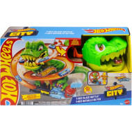 Hot Wheels T-Rex Vurig Gevecht Loopingbaan - Met Auto - 36cm - Merk Hot Wheels - Leeftijd vanaf 3 jaar