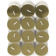 Spaas Romantic Reflections Bougies Chauffe-Plat - 4,5h de Combustion - Vert - 24 Pièces - Marque Spaas - Nombre d'heures de combustion 4,5h - Odeur Jasmin - Couleur Vert